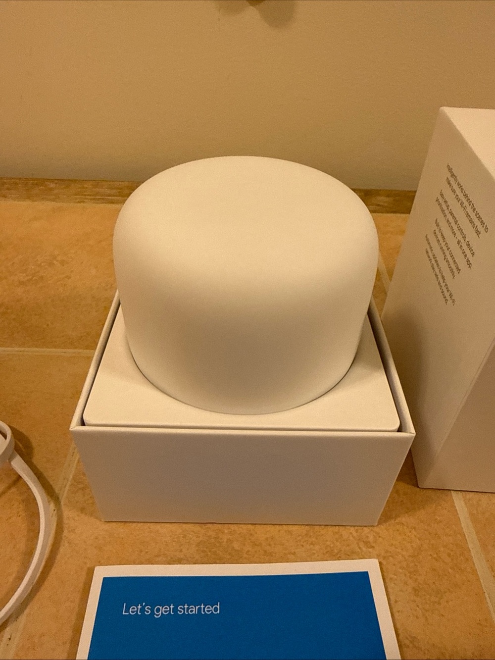 Google Nest Wifi Router - White (With Box & Guide) - Picture 3 of 8